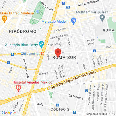 The Fania's Hair Design map