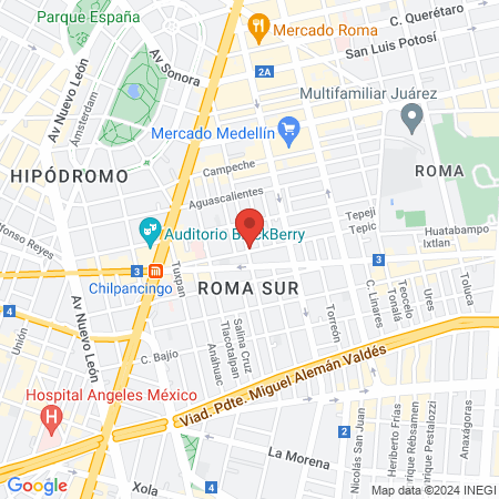 Amate by Ananda Spa map