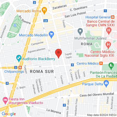 Gimnasio Diamante map