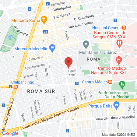 Dental Tlaxcala 20 map