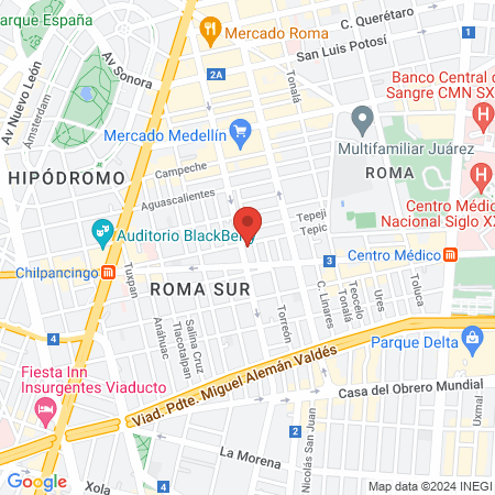 Hernández González Alejandro map