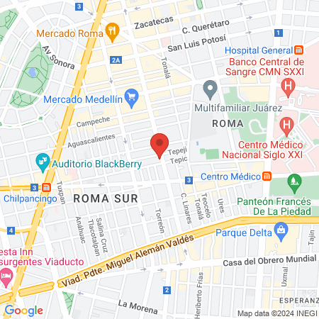 Fernández Espinosa Enrique Dr map