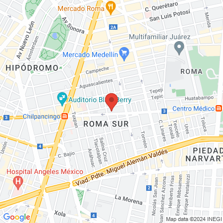 CENTRO DE HERNIAS map