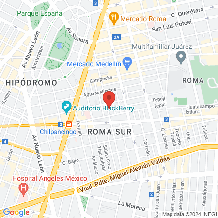 Centro Quiropractico Calderón map