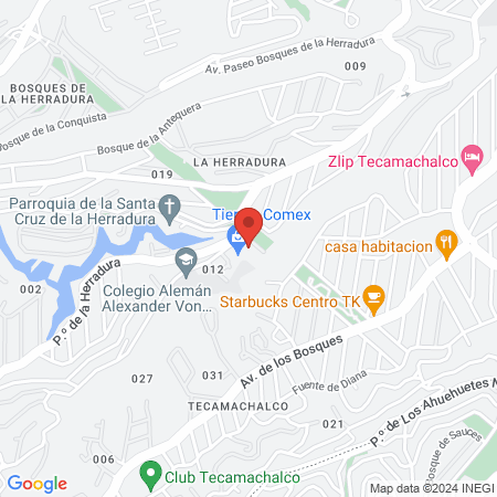 Barberia Poniente La Herradura map