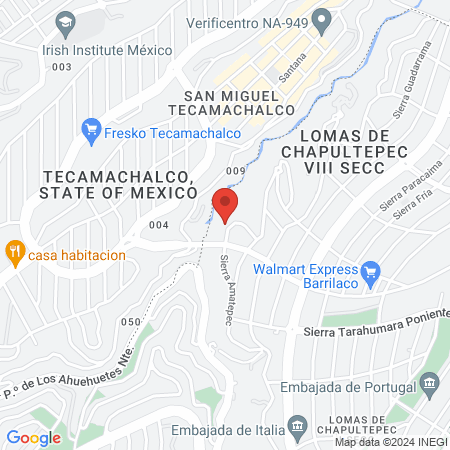 Ortega Zarate Eduardo Dr map