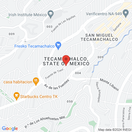 Medicina Integral Tecamachalco map