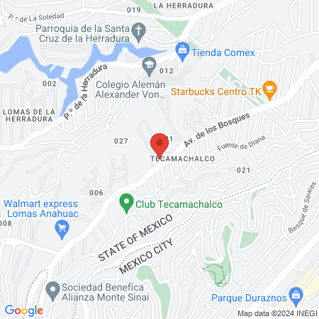 dentalia Triángulo Tecamachalco map