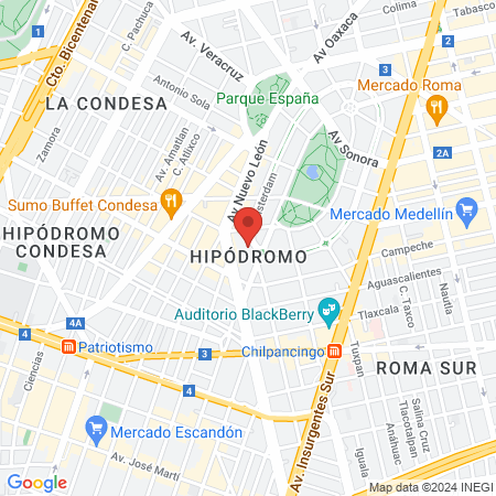 Kiki Nail Bar CONDESA map
