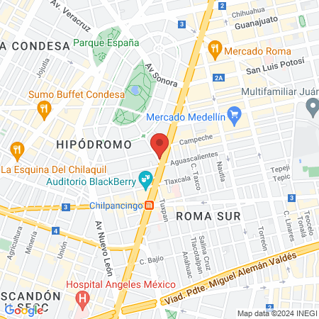 PELUQUERIA INTERNACIONAL map