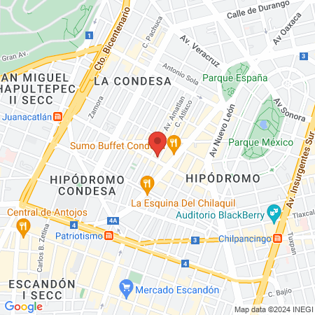 Peluquería Excelsior map