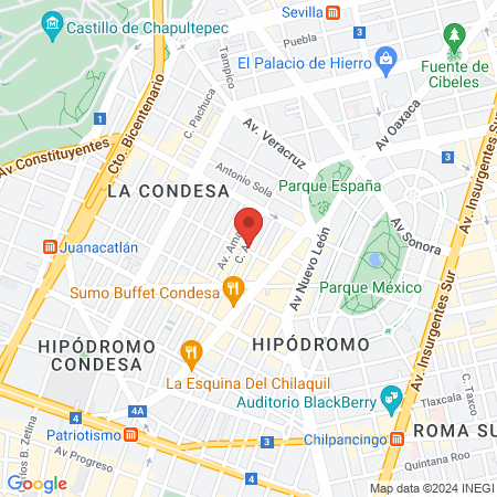 Yoga en Síntesis Condesa map