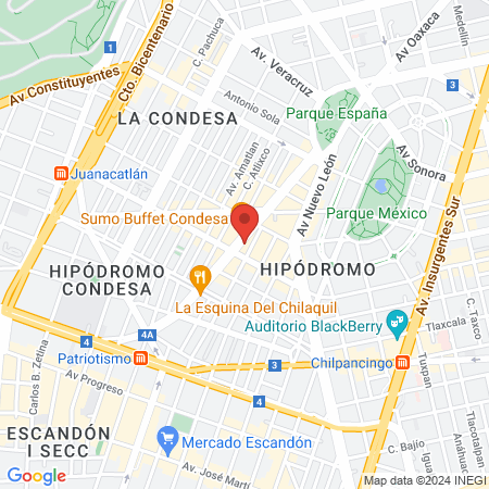 Veterinaria Mister Mascotas Condesa map