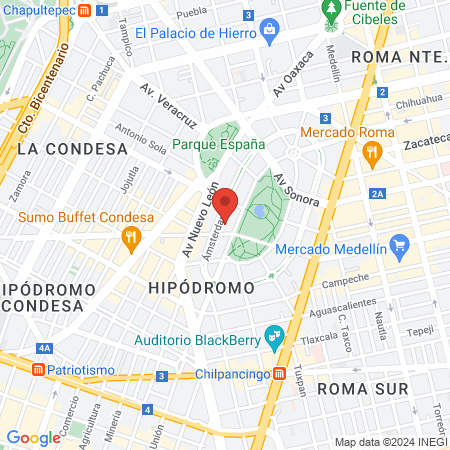 Dra. Paulina Vásquez Andrade map