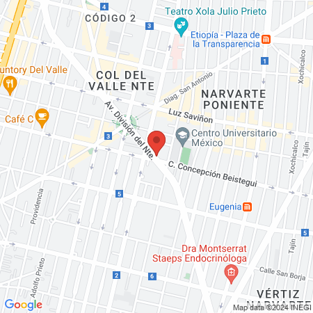 Estética París Unisex map