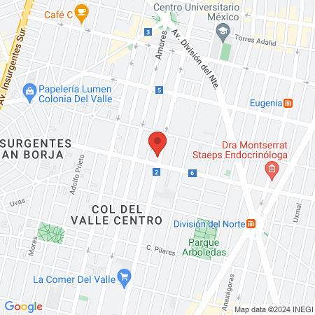 The White Clinic map