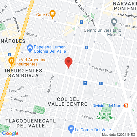 Gonzalez Ocaranza Ma Lourdes map