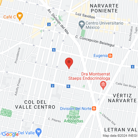 Consultorio lifelight Nutrition Nápoles map