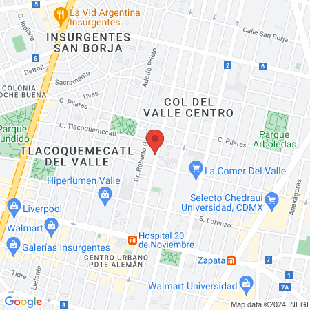 Veterinaria Oftalmologia map