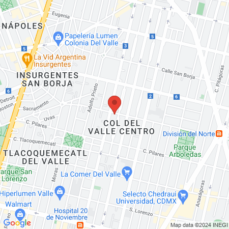 LAC DENTAL CDMX map
