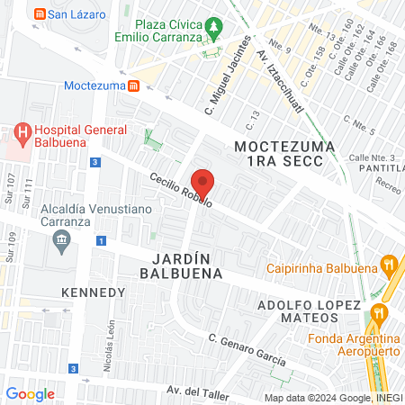 Hospital Veterinario Balbuena map