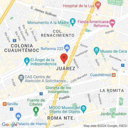 Nailkery Zona Rosa Hamburgo 66 map