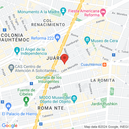 Barbería capital map