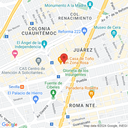 El Salón Aldo Alcántara VIp map