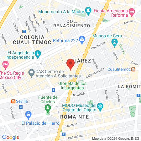 Escuadrón CrossFit Reforma map