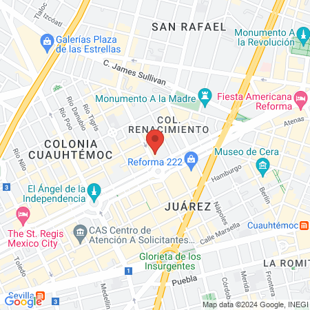 Sports World Reforma map