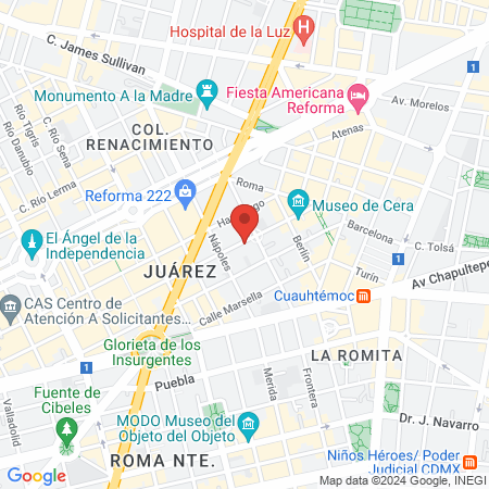 Doctor Gerardo Ayala Alejos map