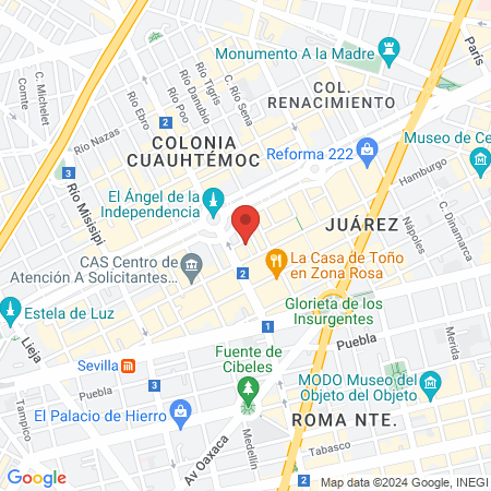 Dra. Massiel Ávalos map