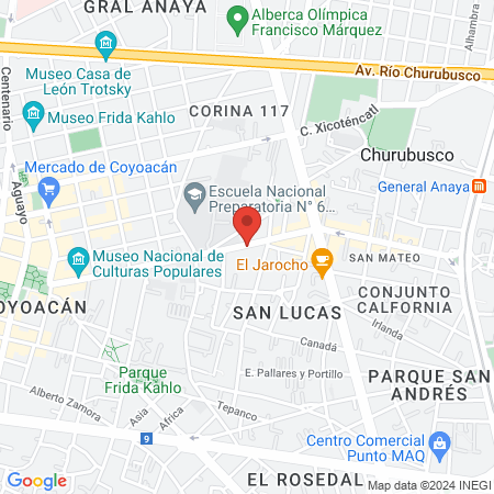 Estética Erika Brizuela Beauty Expert map