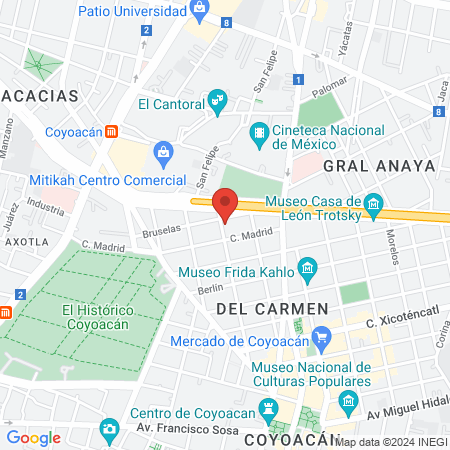 Parkour Legend Coyoacán map