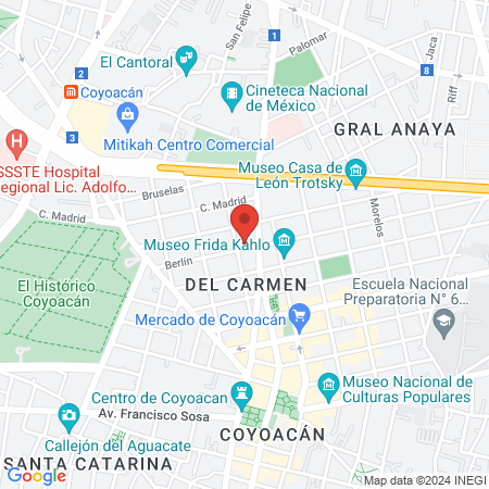 María Teresa Monterrubio Mendoza map