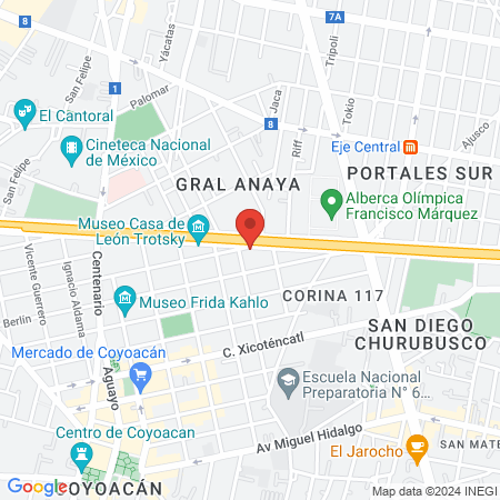 Veterinaria OlympiCan map