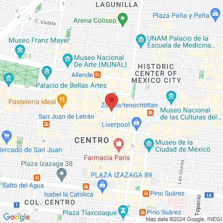 Estetica D' ZURI map