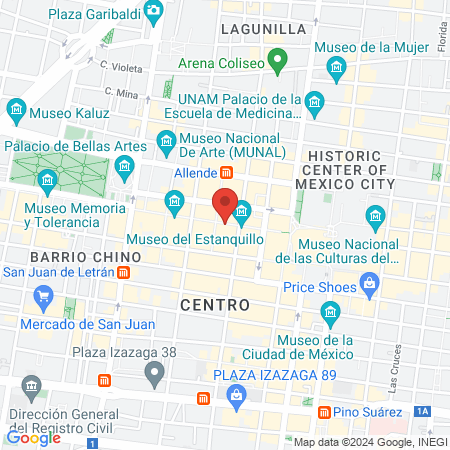 Confederacion de Cultores de Belleza map