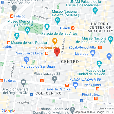 The Factory Barber Shop map