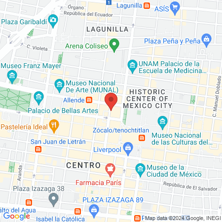 Consultorio Dental Doctor Páramo Arellano Jurek map