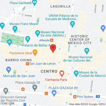 Clínica Podológica Doctor Scholl's map