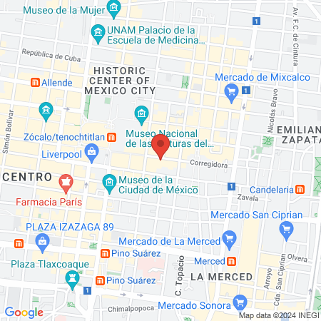 Sonrisas Mexicanas Bellas Artes I map