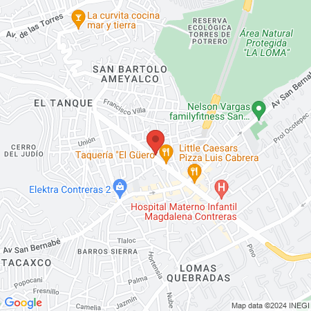 Faciales Centro de Belleza Silky-Skin map