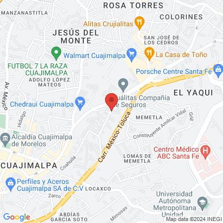 TREINO estudio fitness map