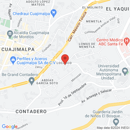 Dental Center Cuajimalpa map