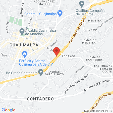 Servicio podólogico orozco map