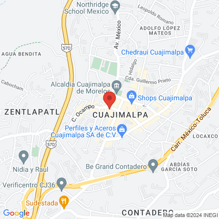 Doctor Arturo Pérez Chávez map