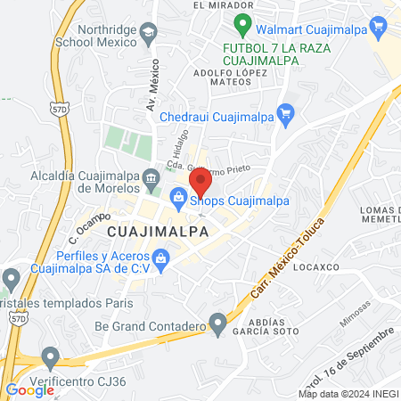 ISSSTE Unidad de Medicina Familiar Cuajimalpa map