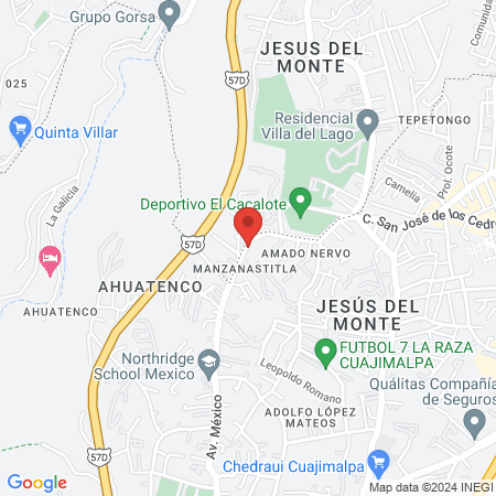 Lic. Ramón Velasco Martinez, Fisioterapeuta, Servicio a Domicilio map