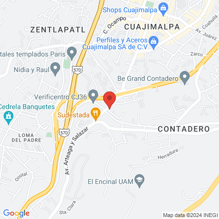 Veterinaria contadero map